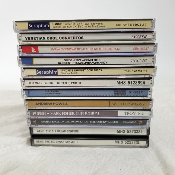 Classic Concerto Music CD Audio Song Lot of 11 Instrumental Handel Boston Pops - Picture 2 of 8